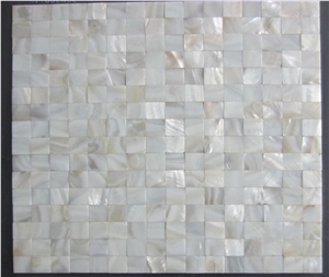White Sea Shell Mother Pearl Brick Mosaic Pattern Tiles for Bathroom Flooring,Kitchen Wall Decoration