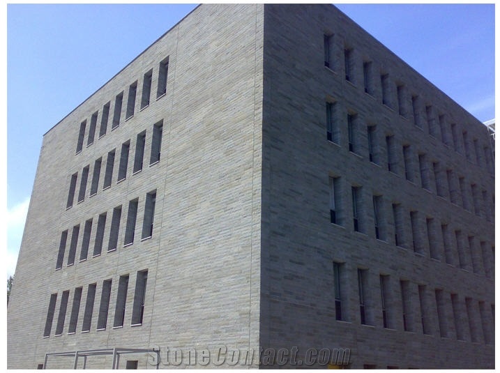 Grey Basalt Split Wall Facade