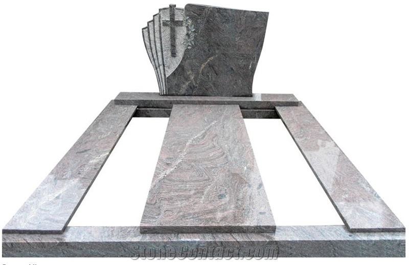 Paradiso Light Violet Granite Monument