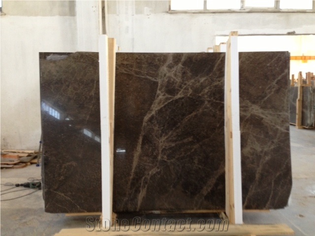 Black Olive Marble - Slab X 20 mm, Dark Emperador Marble Slabs & Tiles
