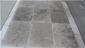 Silver Travertine - 16x24x1.1/5" - Tumbled