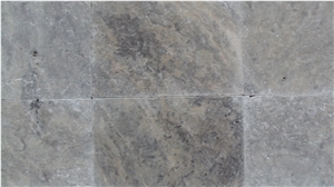 Silver Travertine - 16x24x1.1/5" - Tumbled