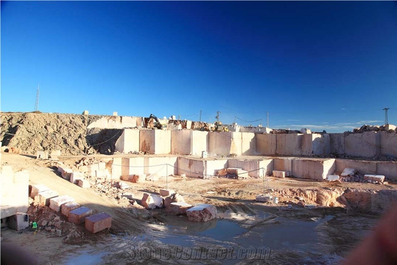 Diana Rose Marble Blocks, Turkey Pink Marble