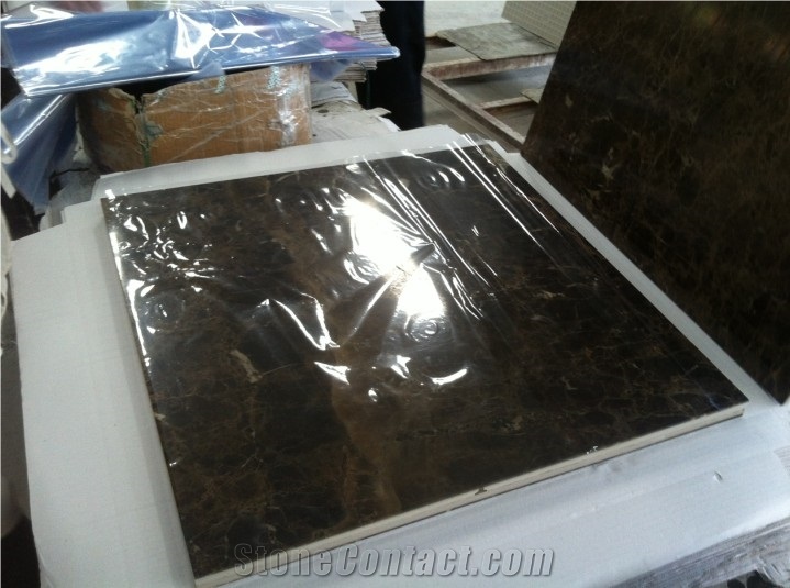 Emperador Dark Marble Ceramic Composite Tile