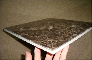Emperador Dark Marble Ceramic Composite Tile