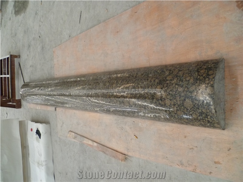 Top Quality Polished Baltic Brown Roman Column