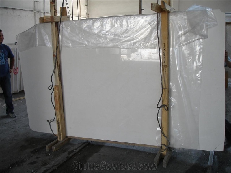 White Limestone Slabs & Tiles, Turkey White Limestone