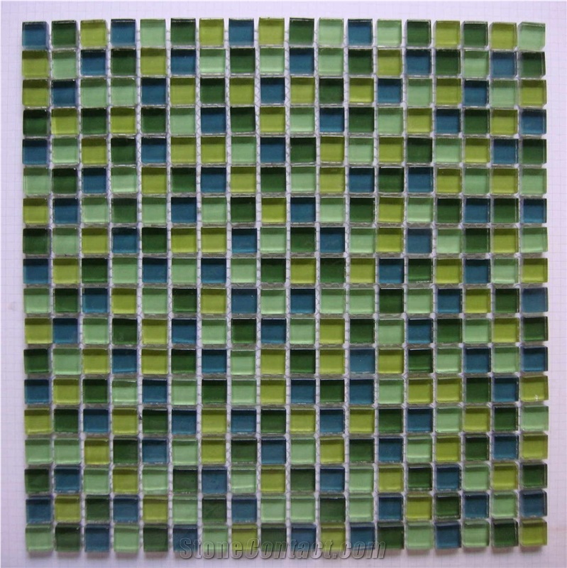 High Quality Glass and Marble Mosaic Tile (HCM-X-035)