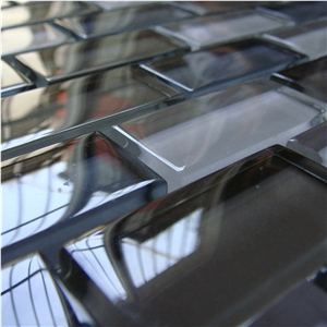 High Quality Glass and Marble Mosaic Tile (HCM-X-036) High Quality Glass and Marble Mosaic Tile (HCM-X-036)