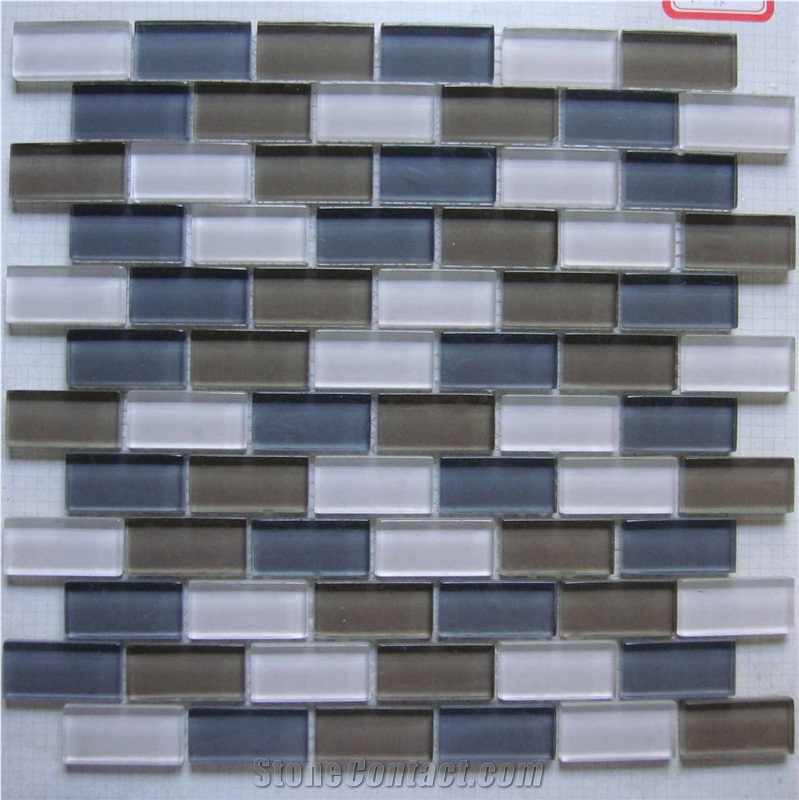High Quality Glass and Marble Mosaic Tile (HCM-X-036)