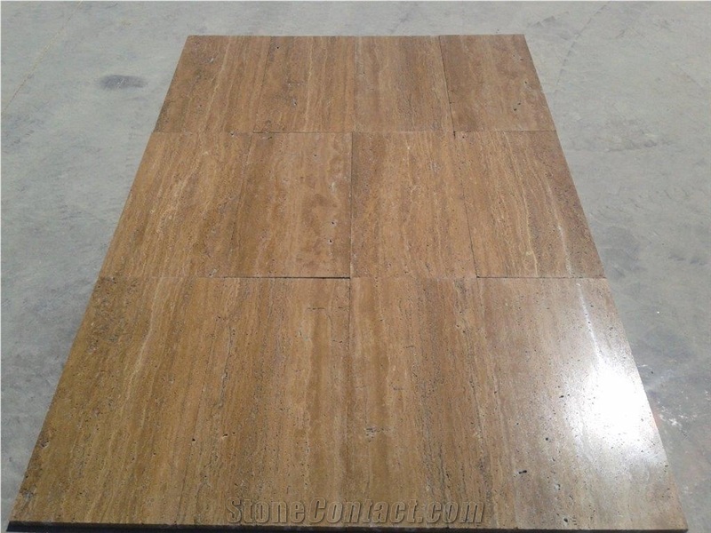 Noce Travertine Slabs & Tiles, Brown Polished Travertine Floor Tiles, Wall Tiles