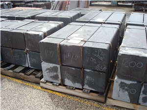 Hainan Bluestone Kerbs, Machine Cut or Sawn Finished Bluestone Curbstone
