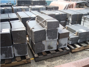 Hainan Bluestone Kerbs, Machine Cut or Sawn Finished Bluestone Curbstone