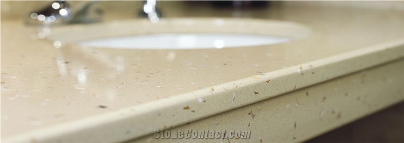 Apulia Madre Perla Santamargherita Quartz Stone Countertop