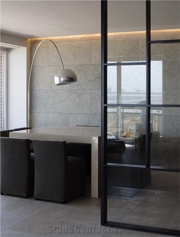 Grigio Alpi Limestone Wall and Floor Applications