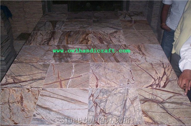 Rainforest Brown , Bidaser Gold, Rainforest Brown Marble Tiles