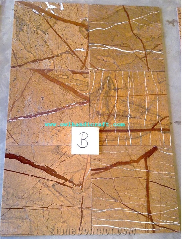 Rainforest Brown , Bidaser Gold, Rainforest Brown Marble Tiles