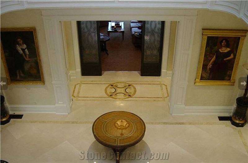 Cremo Bello Limestone Door Frame, Cremo Bello White Limestone Door Frame