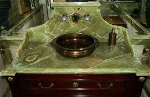 Green Onyx Vanity Top Green Onyx Vanity Top