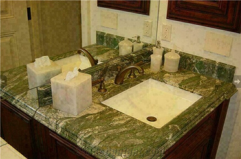 Tourmaline Green Quartzite Vanity Top