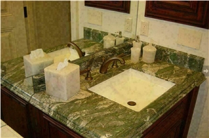 Tourmaline Green Quartzite Vanity Top