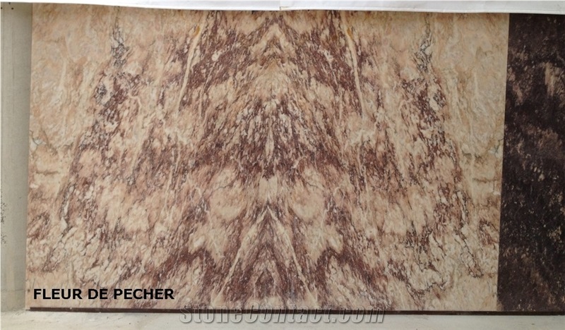 Kuros - Fleur Du Pecher Slabs & Tiles, Kuros Fleur De Pecher Marble Slabs & Tiles