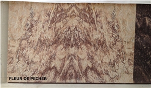 Kuros - Fleur Du Pecher Slabs & Tiles, Kuros Fleur De Pecher Marble Slabs & Tiles