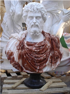 Hand Carved Stone Bust, Fangshan/ Quyang Sculpture