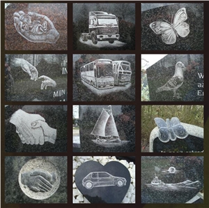 Laser Etched Headstones