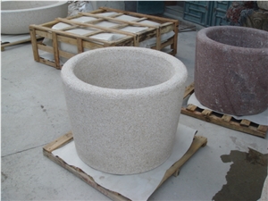 Red Granite Planters