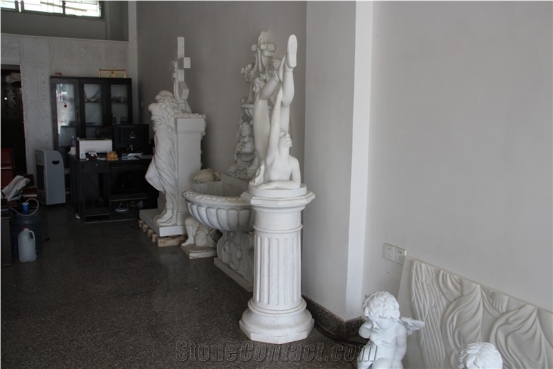 Rome Column, White Marble Column