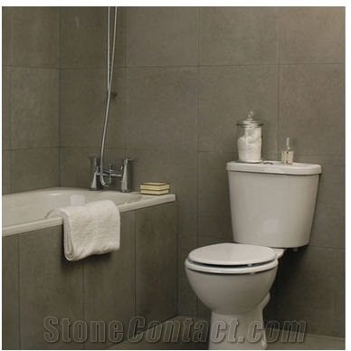 Gris Lano Limestone Bathroom, Gris Lano Grey Limestone Bath Design