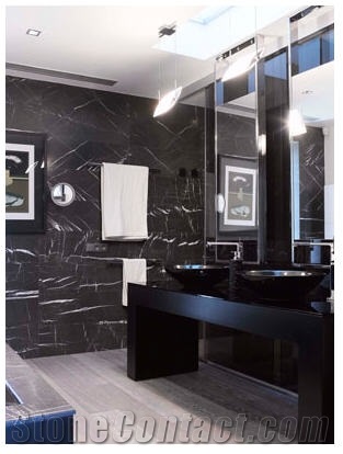 Limestone Carbone Luna Bathroom Design, Carbone Luna Grey Limestone Bathroom Design
