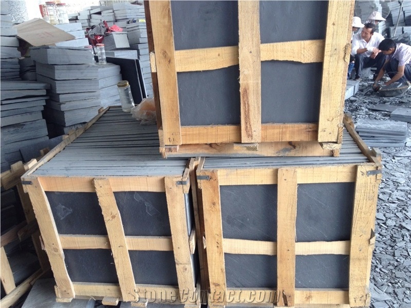 Black Slate Floor Tile