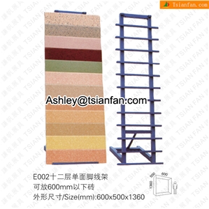 E002 TILE DISPLAY STAND,METAL TILE DISPLAY, WOOD DISPLAY