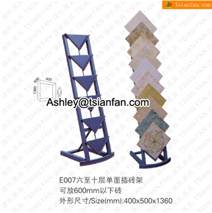 E007 METAL DISPLAY RACK, STONE RACK, METAL FRAME
