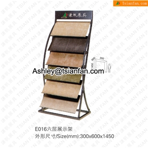 E016 MEATL DISPLAYS ,METAL DISPLAY RACK,TILE DISPLAY RACK