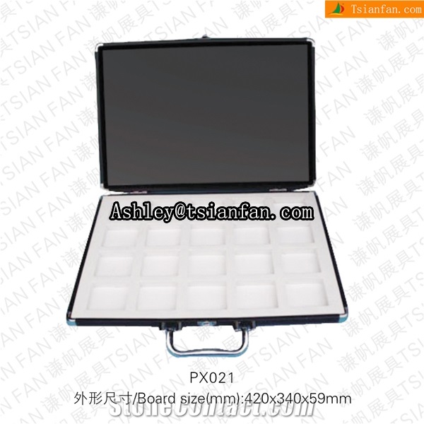 PX021 Aluminum Display Case, Aluminum Sample Box,aluminum Tile Sample Box