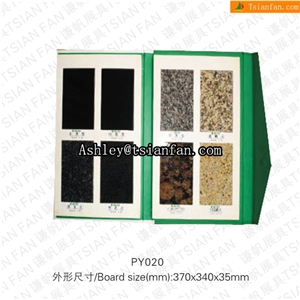 PY020 Sample Book, Stone Sample Display,stone Display Case