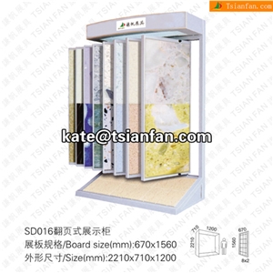 SD016 Stone Display Stand, Slab Display Rack, Ceramic Tile Display Racks, Mosaic Tile Display Shelve