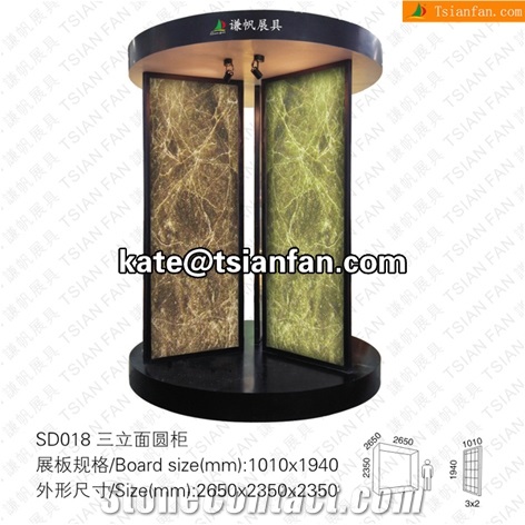SD018 Stone Display Stand, Slab Display Rack, Ceramic Tile Display Racks, Mosaic Tile Display Shelve