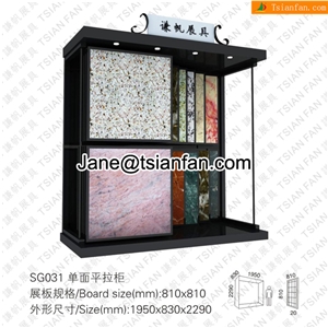 SG SG031 Crystal White Granite Tiles Display Rack SG SG031 Crystal White Granite Tiles Display Rack