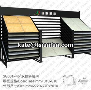 CX006 Stone Tile Showroom Shelf