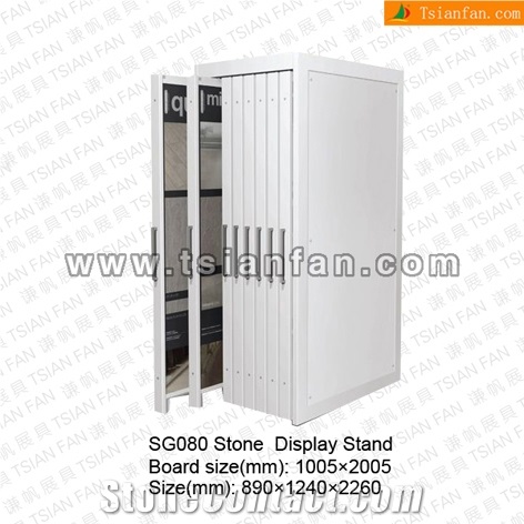 SG080 Display Racks and Stands in Stone Showroom
