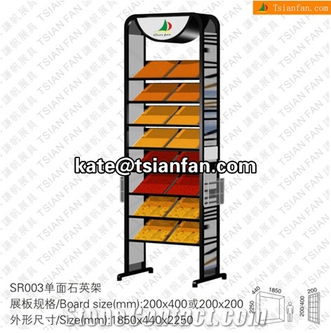 SR003 Convenient Engineered Quartz Stone Display Stand