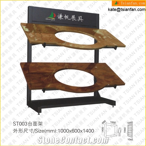 ST003 Stone Display Racks to Show Kitchen Cabinet