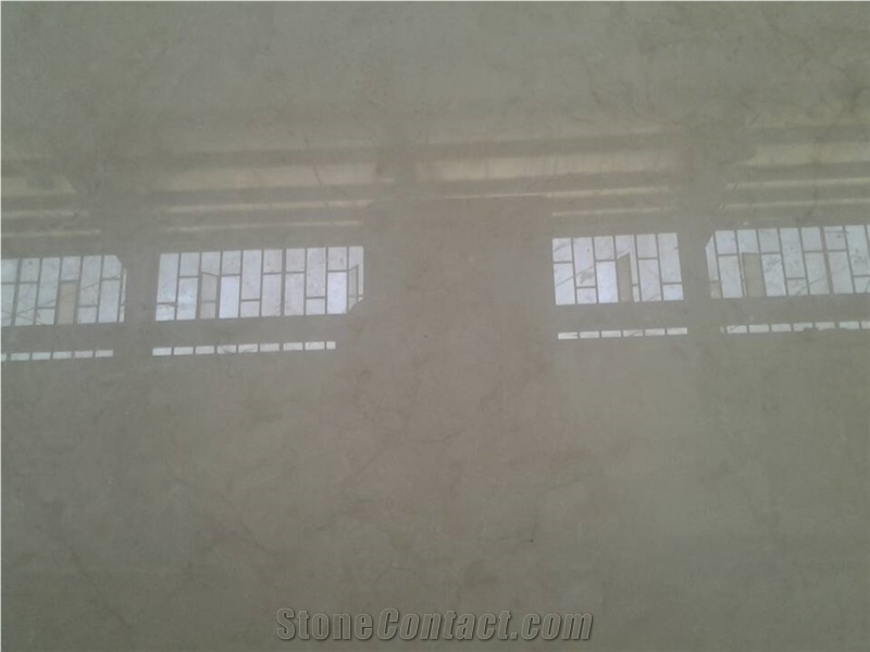 New White Marble Slabs & Tiles, Iran Beige Marble