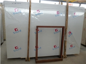Snow White Artificial Nano Glass Stone Slabs