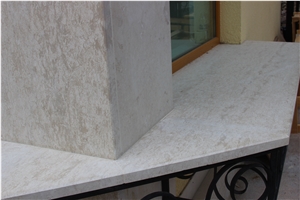 Beige Limestone Building, Walling