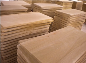 Sandstone Slabs & Tiles, China Pink Sandstone